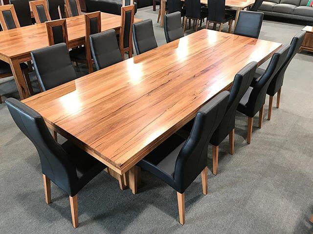 Marri wood dining table deals