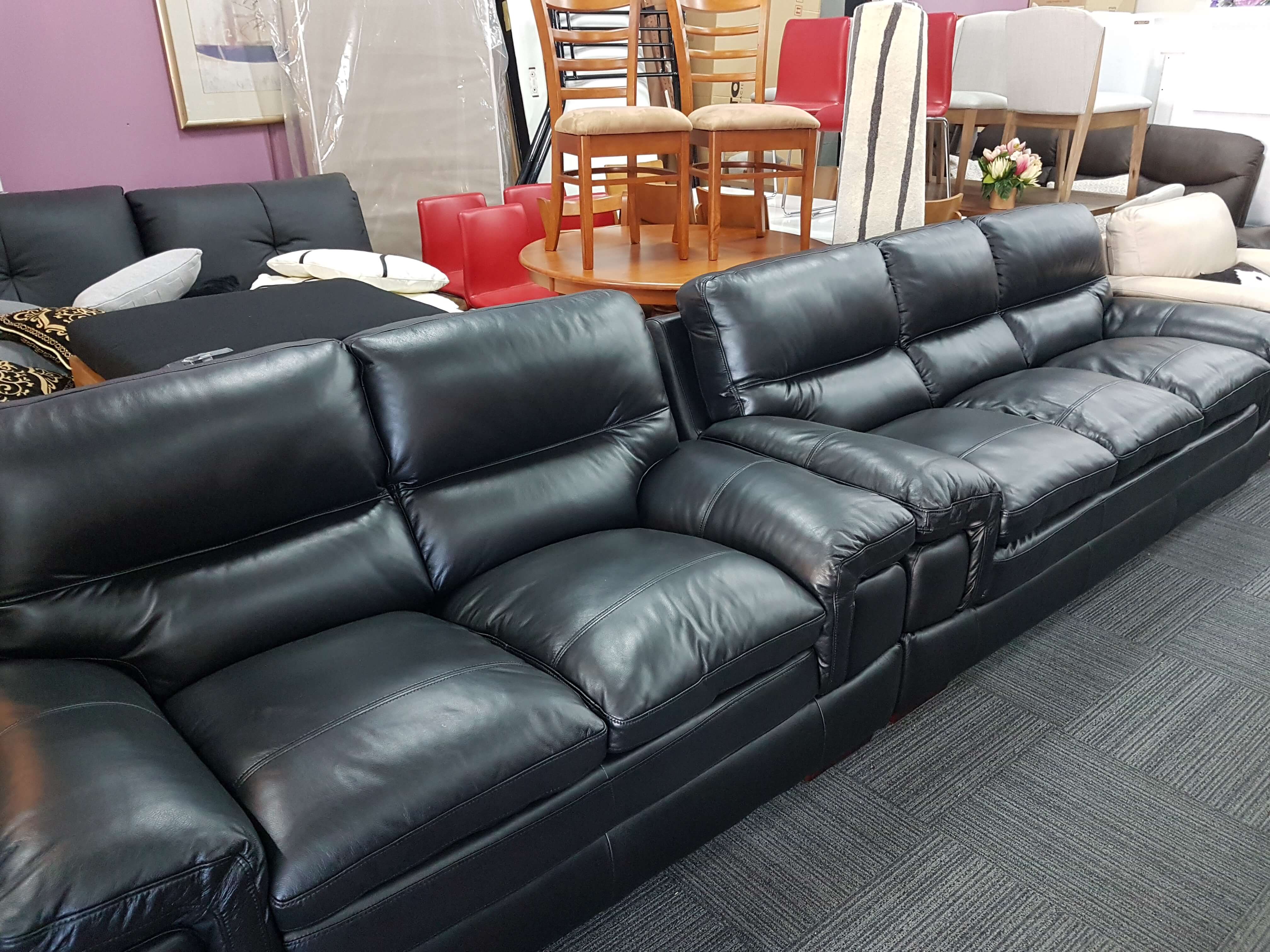 3 Plus 2 Leather Sofa Set to Priced Right Furniture