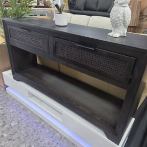 Japan Black 2drw Console Table